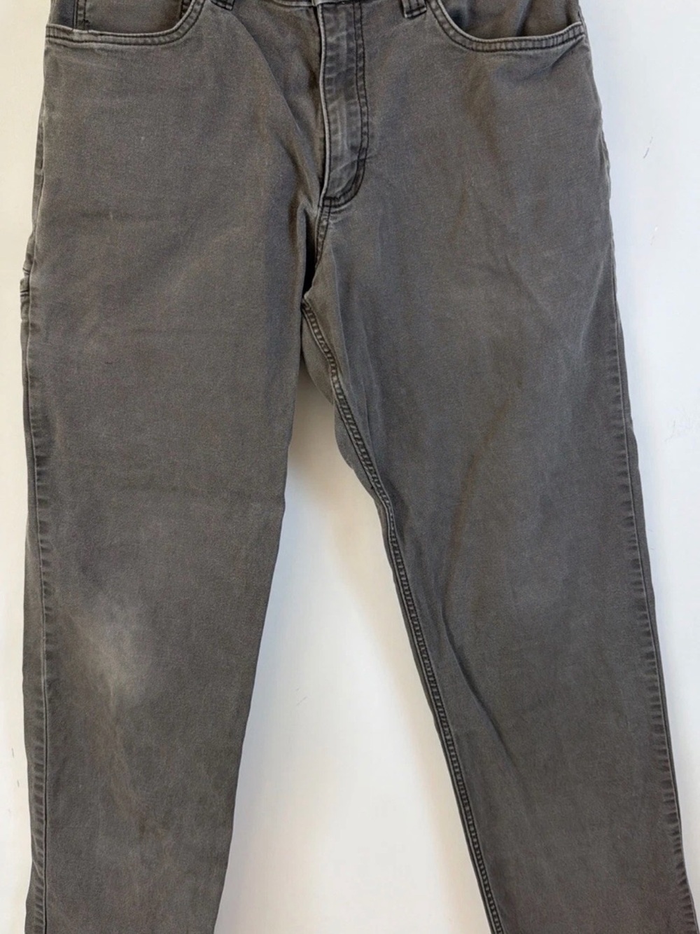 Carhartt Relaxed Fit Work Pants Men's 32x32 Gray Duck Canvas Utility Trousers